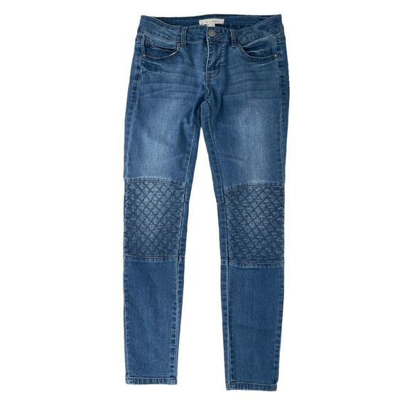 Life In Progress Stacked Skinny Moto Jeans Blue Size 27 - Picture 9 of 9